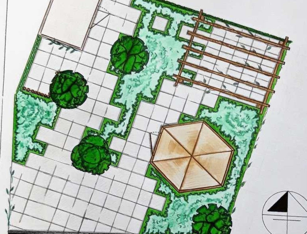Een tuinontwerp door de beste hovenier in Drachten